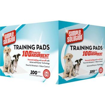 Simple Solution Puppy Training Pads-100