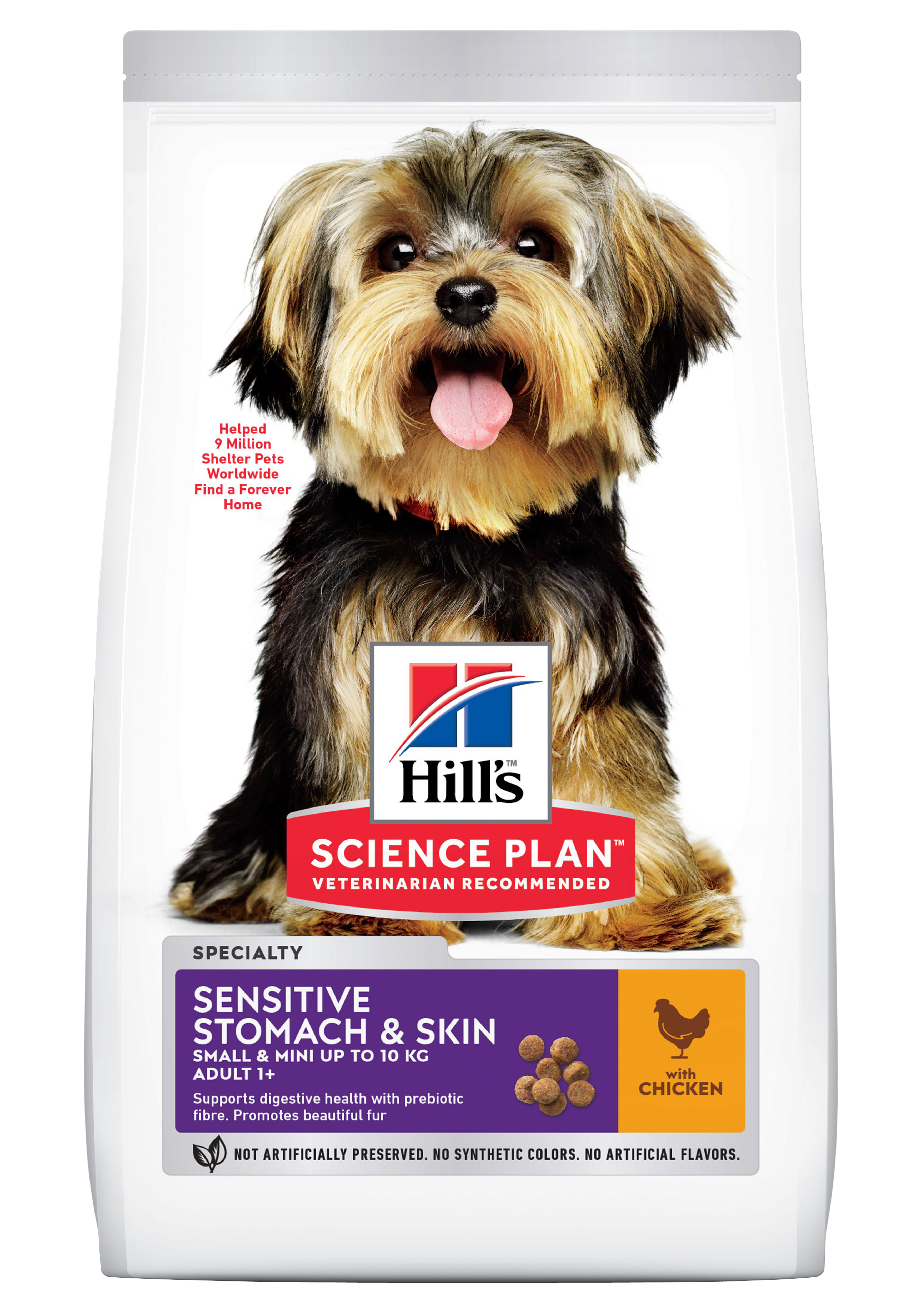 Science Plan Canine Adult Sensitive Stomach & Skin Medium w/Chicken 2.5kg