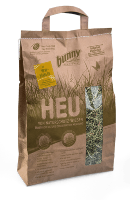 BUNNY Hay From Nature Conservation Meadows With Mealworms (250grm)