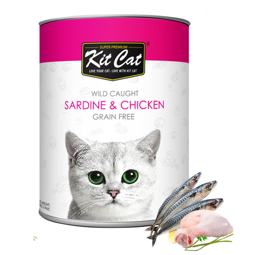 Kit Kat Sardine & Chicken (Wet Food)