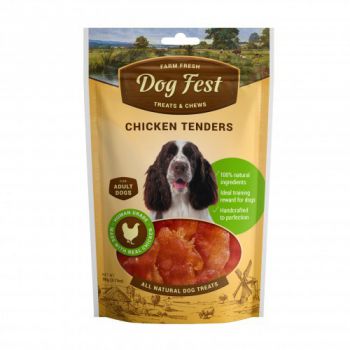 Dog Fest Chicken tenders for adult dogs - 90g (3.17oz)