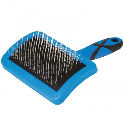 GROOM PROFESSIONAL SMALL CURVED FIRM SLICKER BRUSH :850282b
