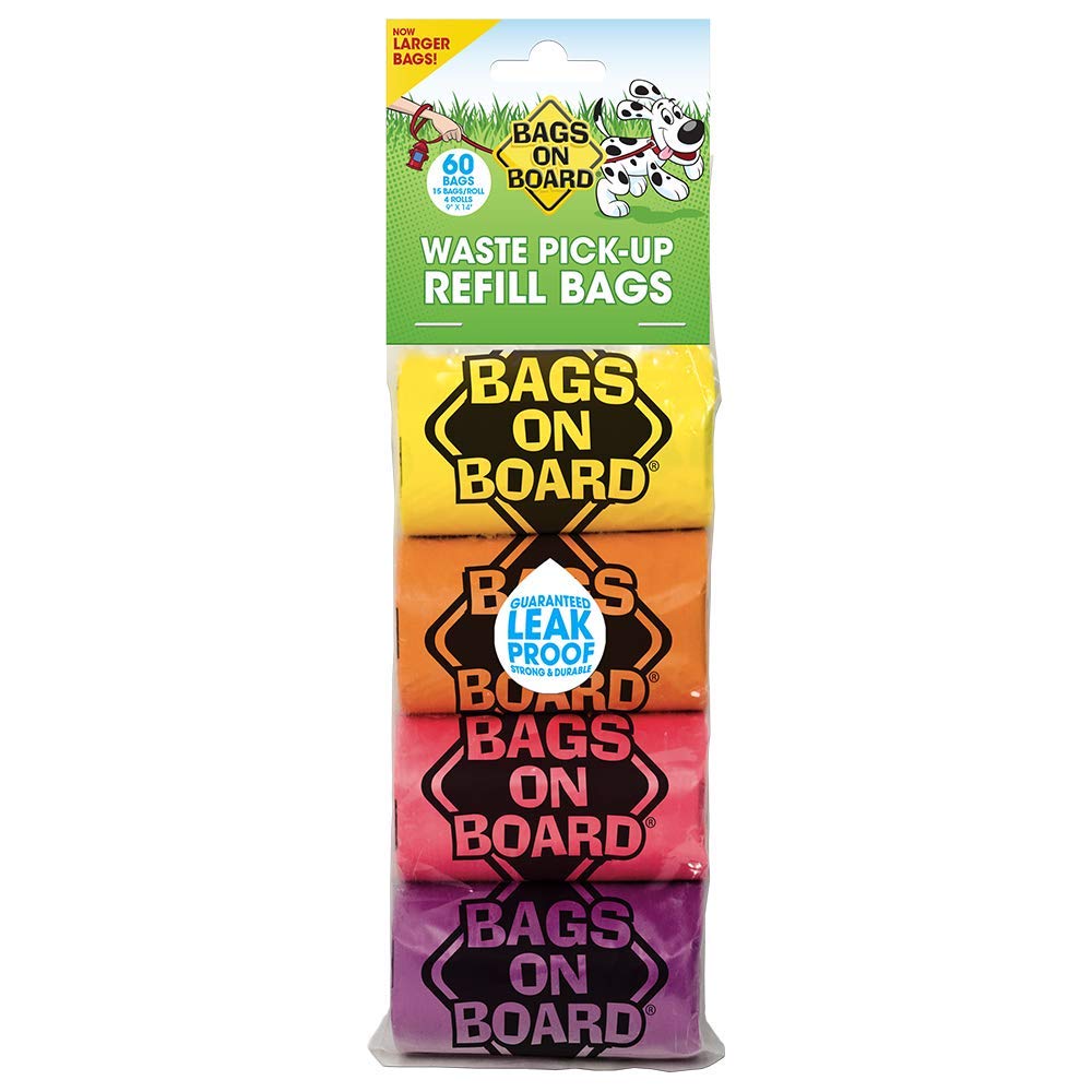 Bags On Board Refill Bags – RainbowRoll 60 bags (4×15)