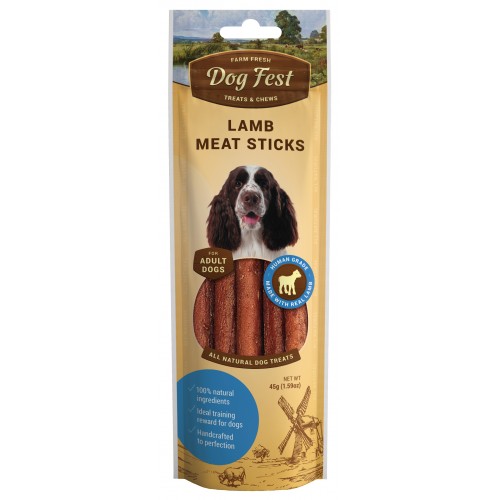 Dog Fest Lamb slices for puppies - 90g (3.17oz) TREAT